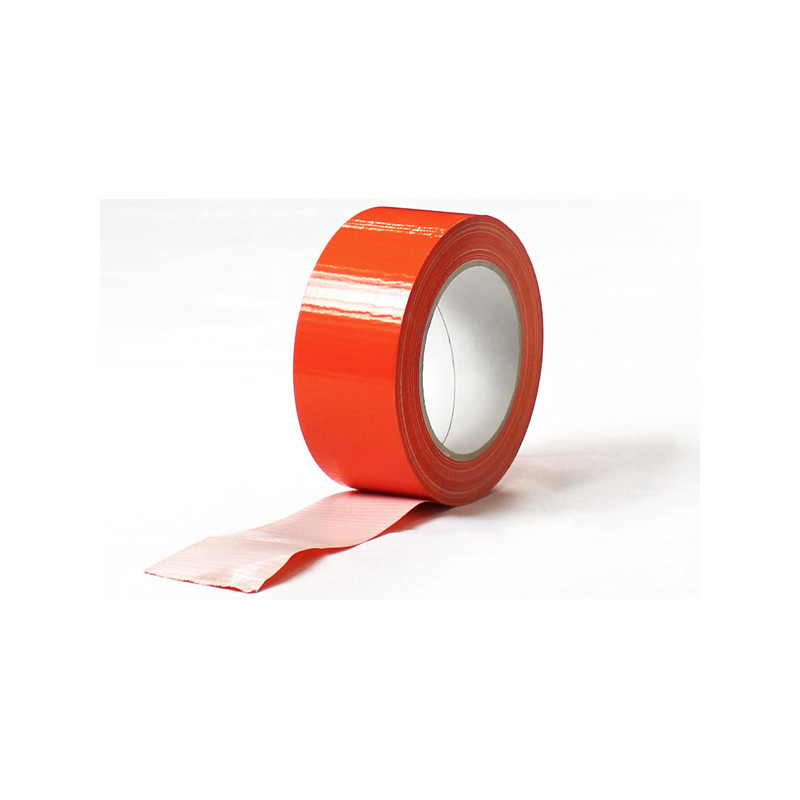 Adhésif toilé orange - 33x48 mm