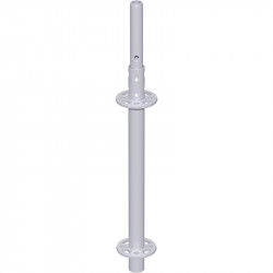 METRIQUE - Montant vertical de départ en acier avec raccord de tube embouti 0.66 m