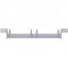 METRIQUE - Support-plancher intermédiaire centrique en acier (fixation plancher acier + plancher acier) 0.32 m