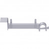 METRIQUE - Support-plancher intermédiaire de bord en acier (fixation support-plancher à tube + plancher acier) 0.96 m