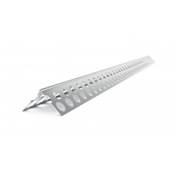 Cornière perforée alu - 23,5 x 23,5 mm - 250 cm de long