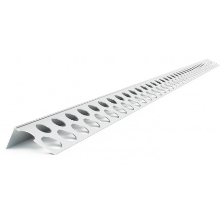 Profilé d'arrêt - 13,5 x 23,5 mm - 250 cm de long