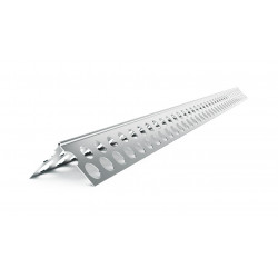 Cornière perforée alu - 23,5 x 23,5 mm - 300 cm de long 