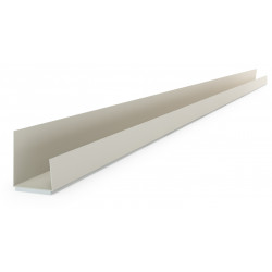 Profilé de protection - pour plaque de plâtre de 12,5 mm - avec bande autocollante et lèvre de protection