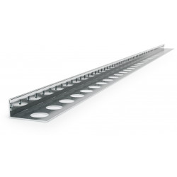 Profilé d'arrêt pour plaque de plâtre de 15 mm - 250 cm long 
