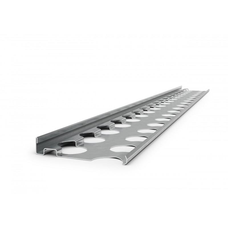 Profilé d'arrêt d'enduit - 10 x 31 mm - 250 cm de long