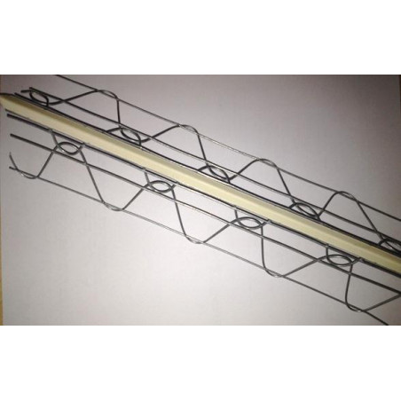Profilé en fils soudés - type APBK - 62 x 62 mm - 295 cm de long 