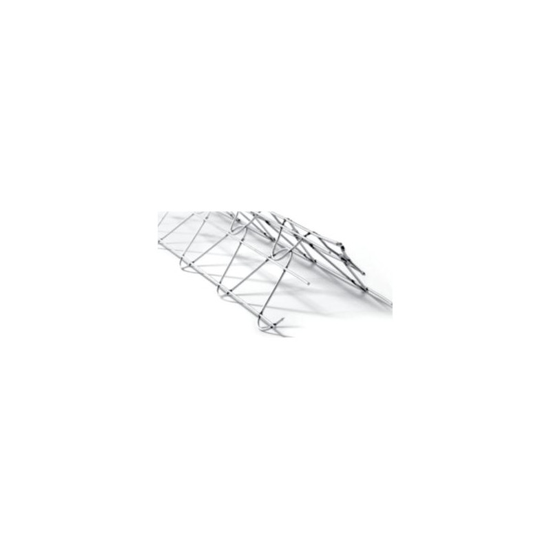Cornière en fil d'acier galvanisé apb widra cintrable - 295 cm de long 