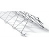 Cornière en fil d'acier galvanisé apb widra cintrable - 295 cm de long 