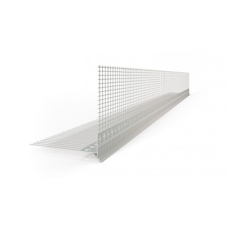 Profilés goutte d'eau PVC - bord invisible - 200 cm de long 