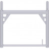 Alfix - Cadre en acier 2.00 x 1.09 m