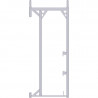 Alfix - Cadre porte-à-faux en acier 2.00 x 0.37 m