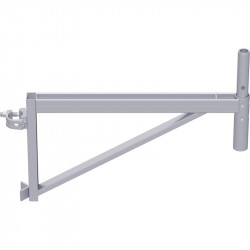Alfix - Console en acier 0.73 m avec demi-collier