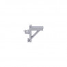 Alfix - Console en acier 0.73 m avec demi-collier sans raccord de tube