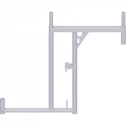 Alfix - Cadre console DS en acier 0.99 x 1.09 m