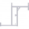 Alfix - Cadre console DS en acier 0.99 x 1.09 m