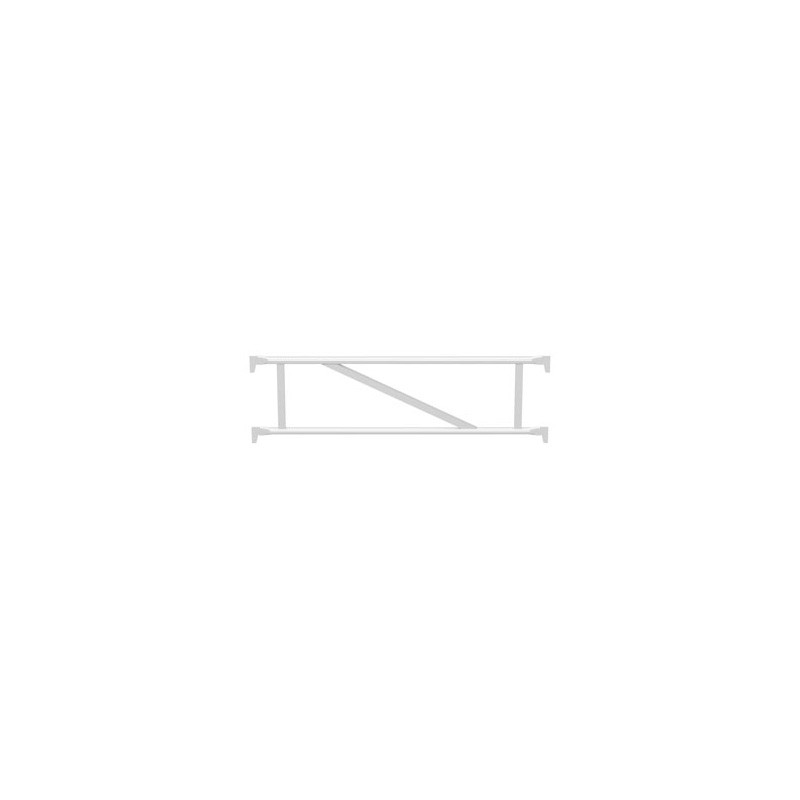 Alfix - Double garde-corps en aluminium 3.07 m