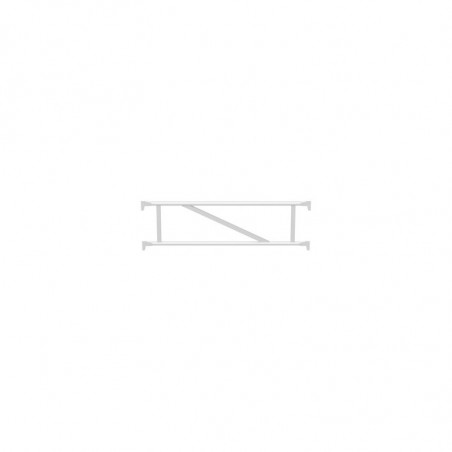 Alfix - Double garde-corps en aluminium 3.07 m