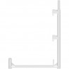 Alfix - Poteau de garde-corps court en aluminium 1.00 m