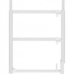 Alfix - Cadre d'extrémité en aluminium 1.00 x 0.73 m