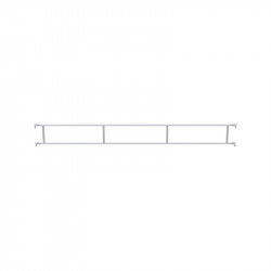 Alfix - Double garde-corps en acier 4.14 m