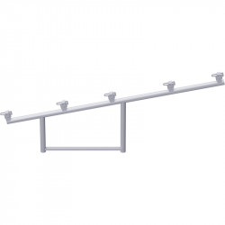 Alfix - Protection intempéries corniche en acier 2.00 m