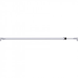 Alfix - Lisse téléscopique en acier 2.07 à 3.07 m