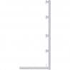 Alfix - Support filet de protection en acier 2.00 x 0.36/ 0.50/ 0.73 m