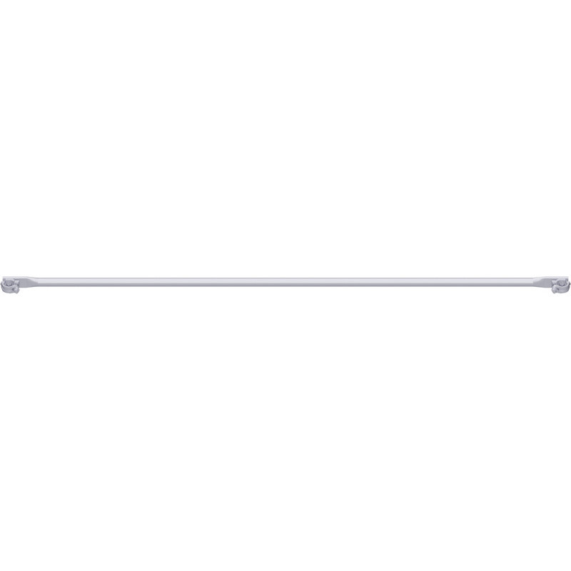 Alfix - Lisse avec 2 demi-colliers orientables à clavettes 3.07 m