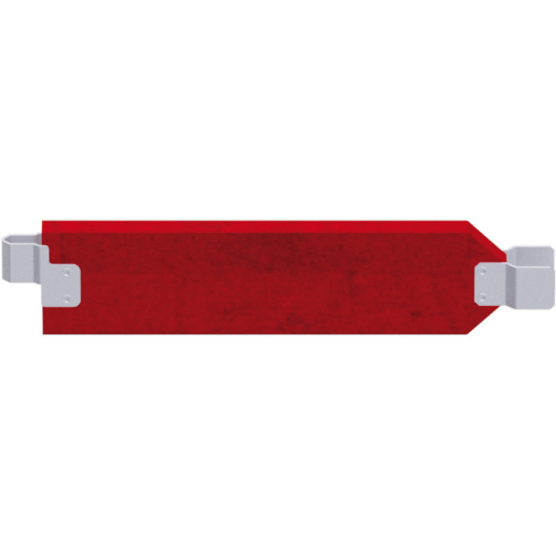 Alfix - Plinthe d'extrémité en acier 1.09 x 0.15 m