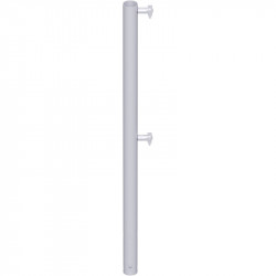 UNIFIX - Poteau de garde-corps court en acier 1.00 m
