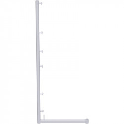 UNIFIX - Support pour filet de protection en acier 2.00 x 0.74 m