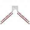 Alfix / UNIFIX - Fourche faîtière en aluminium 1.20 x 0.25 m