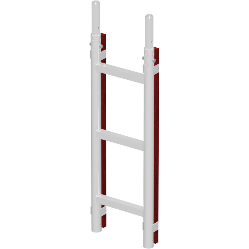 Echelle d'extension en aluminium 2.00 x 0.25 m
