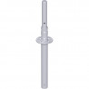 MODUL - Montant vertical en acier avec raccord de tube emboutis 1.50 m