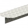 MULTI - Recouvrement fente en forme de T en aluminium 2.07 x 0.19 m