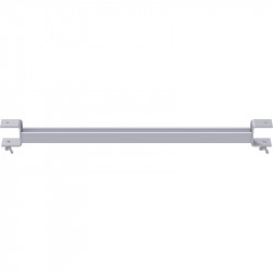 MULTI - Support plancher intermédiaire centrique en U en acier (Version de plancher à plancher) 0.96 m