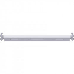 MULTI - Support-plancher à tube renforcé en acier 1.09 m