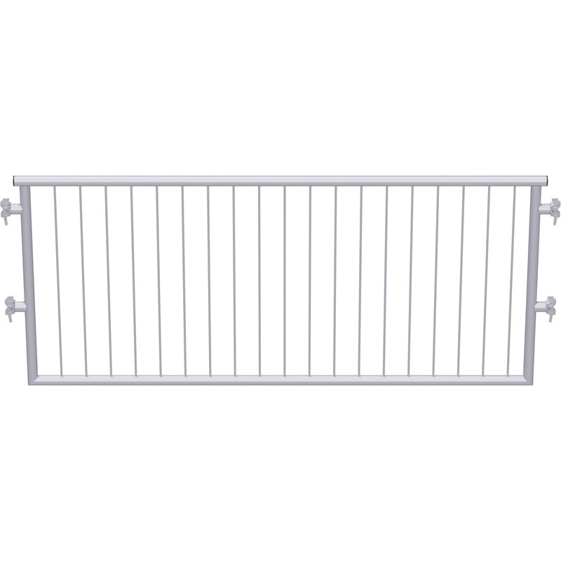 MULTI - Garde-corps en acier avec sécurité enfant 1.09 x 1.10 m
