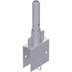 MODUL - Raccord à tubes pour doubles poutrelles en U et appui de tubes 0.40 m