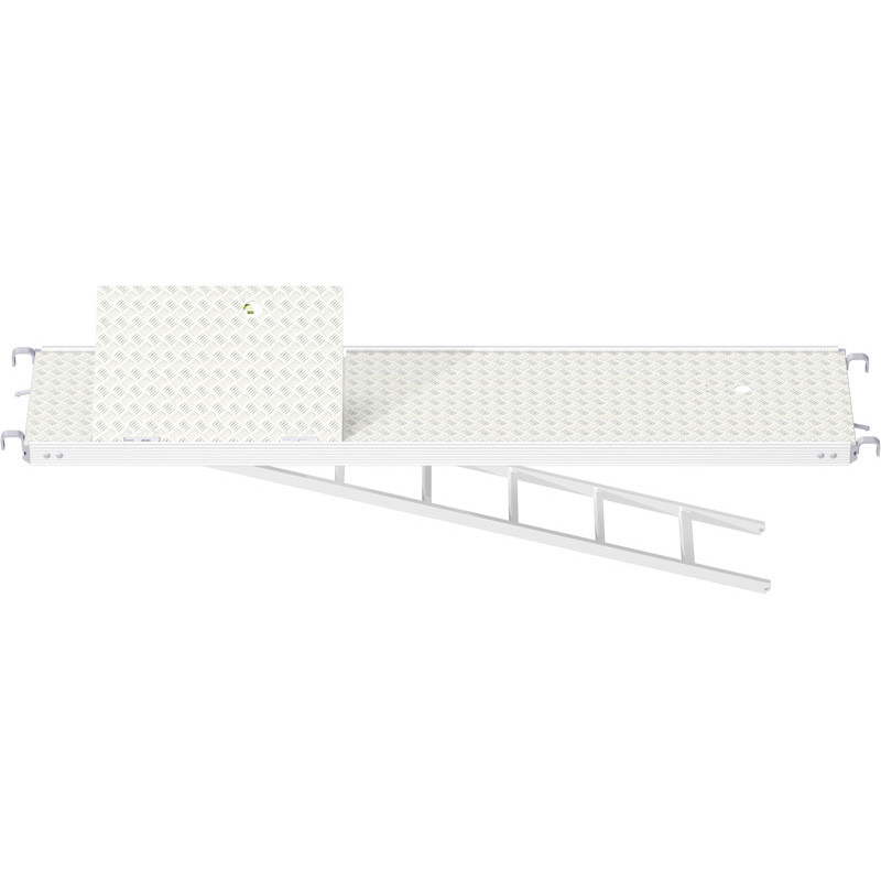 MULTI - Plancher tout alu RE avec trappe décalée et échelle 3.07 x 0.60 m