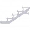 METRIQUE - Limon Modul avec tête à clavette - charge maxi 750 kg/m² - 2.50 x 1.50 m