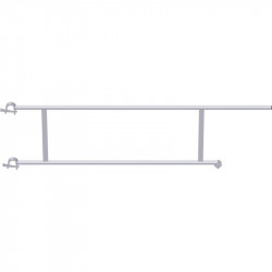 METRIQUE - Garde-corps intérieur pour palier en acier 3.00 m