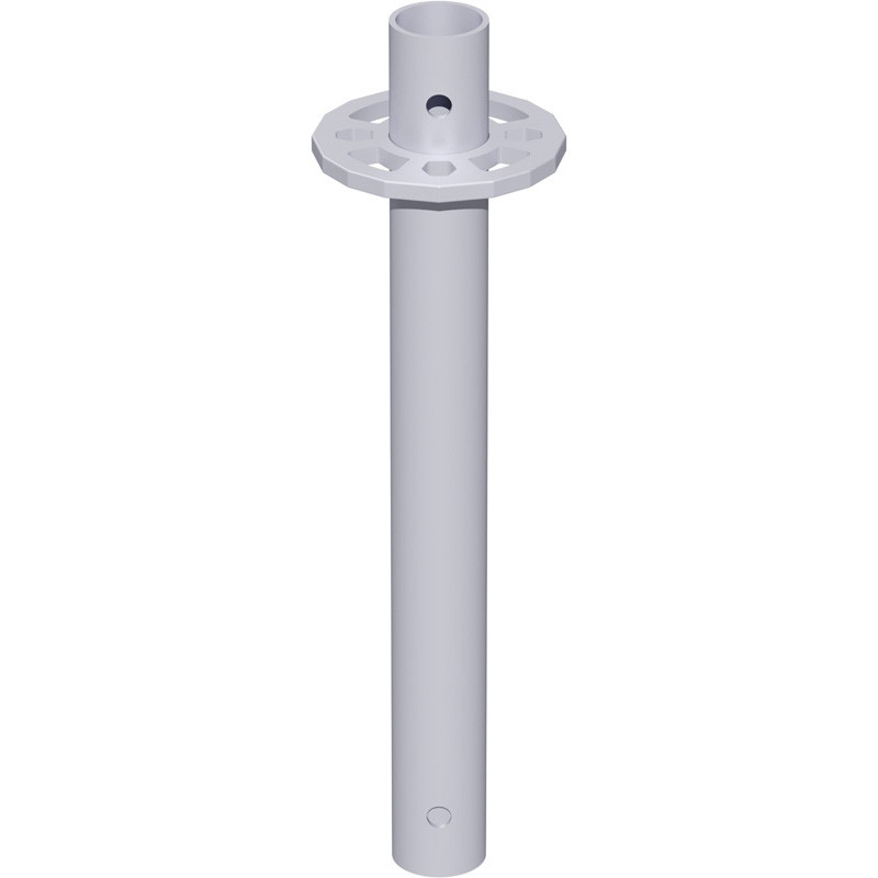 METRIQUE - Montant vertical en acier sans raccord de tube 1.96 m