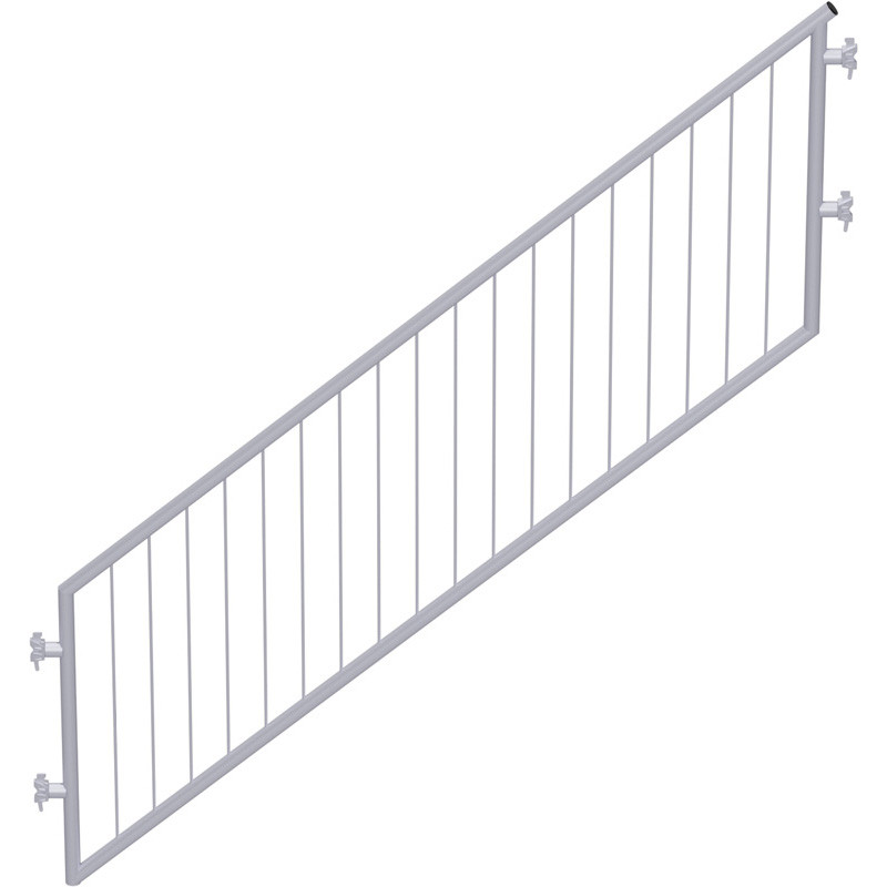 METRIQUE - Garde-corps d'escalier avec sécurité enfant en acier 2.50 x 2.00 m