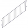 METRIQUE - Garde-corps d'escalier avec sécurité enfant en acier 2.50 x 2.00 m