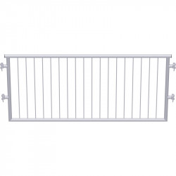 METRIQUE - Garde-corps d'escalier avec sécurité enfants en acier 2.50 x 1.10 m