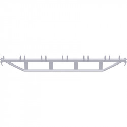 METRIQUE - Double support-plancher en acier 3.00 m