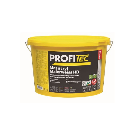 PROFITEC P115 Mat Acryl blanc - 12,5 L