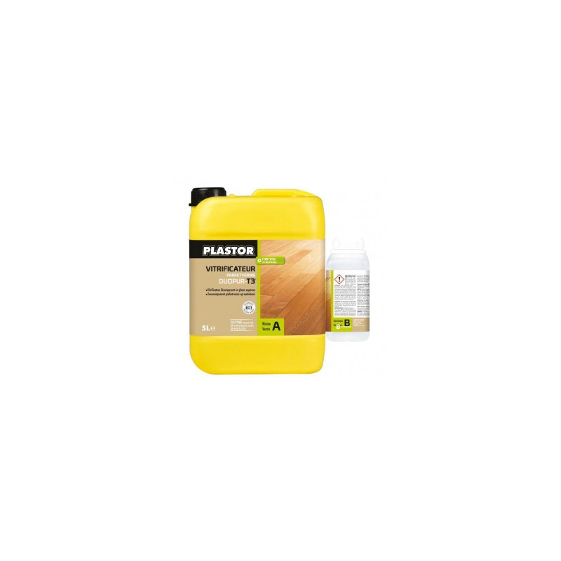 DuoPur-T 3 Vitrificateur Bi-Composant Incolore Mat - 9 L